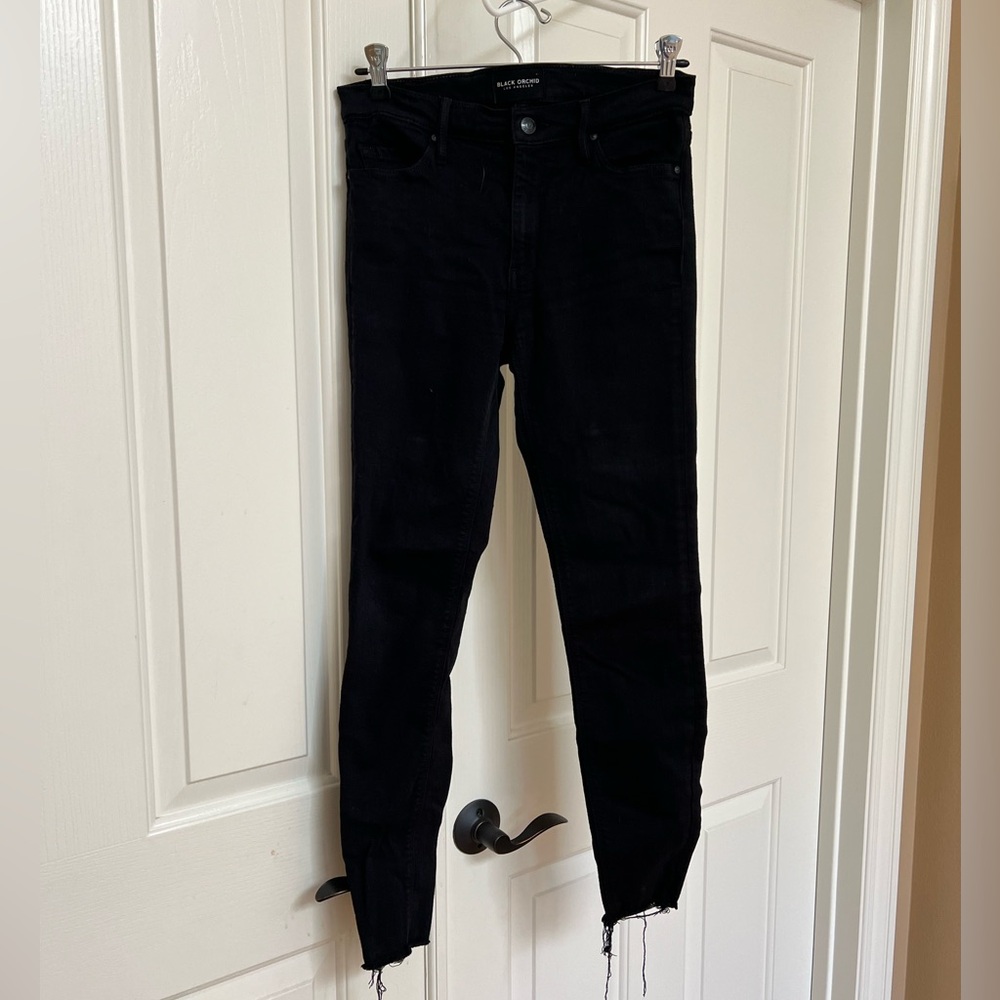 Black Orchid Noah Ankle Fray Jeans